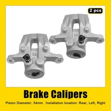 2x Rear Brake Calipers Fits Kia Sportage 2010-2020 Hyundai ix35 2010-2020 LH&RH