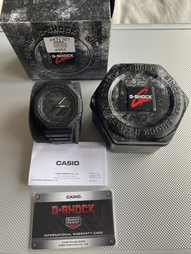 Casio shock 45mm black - casio, g-shock