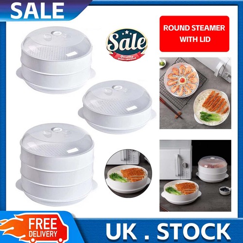 Round tier microwave steamer - tier,