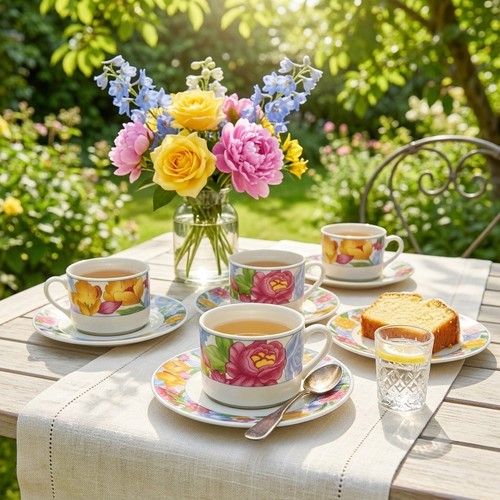 Crown dynasty floral tea - dynasty,