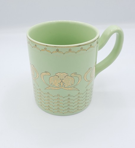 Anthropologie green gold mug - anthropologie,
