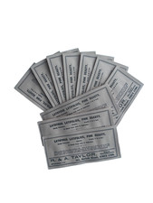 Vintage paper seed packets