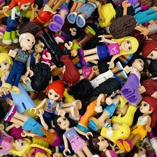 Lego Friends  Minifigures bundle job lot  10x Random Lego Friends Figures