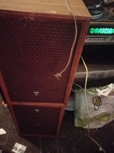 Record player with speakers - with,
