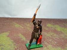 TROPHY MINIATURES  ZULU WAR  ZULU RAISED SPEAR HOLDING 24TH JACKET