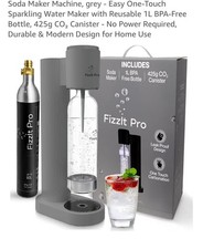 Soda Maker Machine, grey -