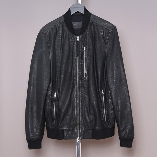All saints leather jacket - all,