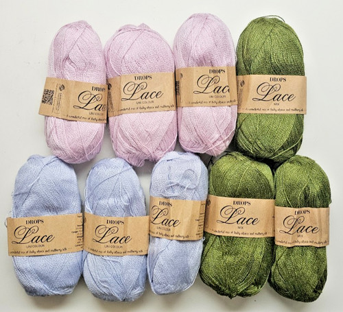 Drops lace yarn balls - 9, –