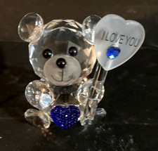 Crystal bear figurine i - crystal,