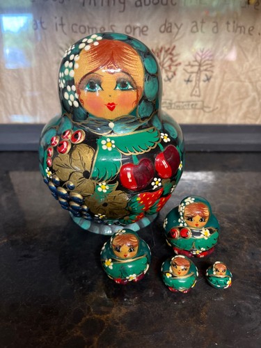 Russian hand painted - russian, large