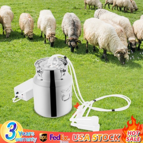 Electric cow milking machine - milking,