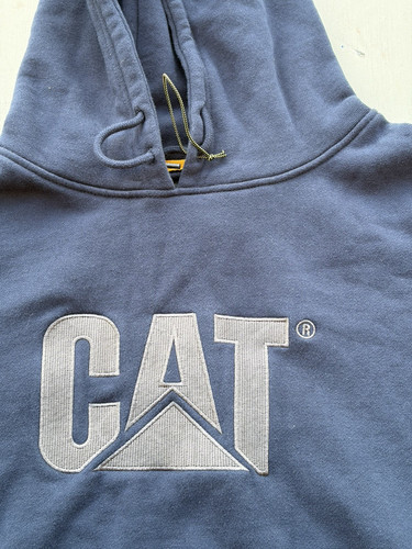 Men cat hoodie blue - men's,