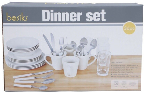 Basiks piece dinner - basiks, cutlery