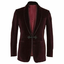 Handmade velvet blazer Men