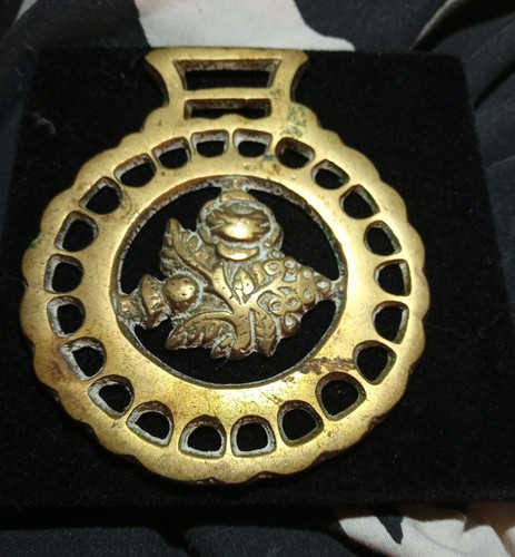 Vintage horse brass scottish - vintage,