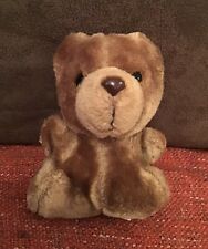 Vintage Avon Small Brown Teddy Bear Soft Plush Stuffed Animal Toy 5"
