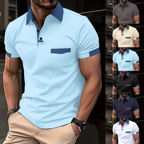 Men button blouse tops - blouse,