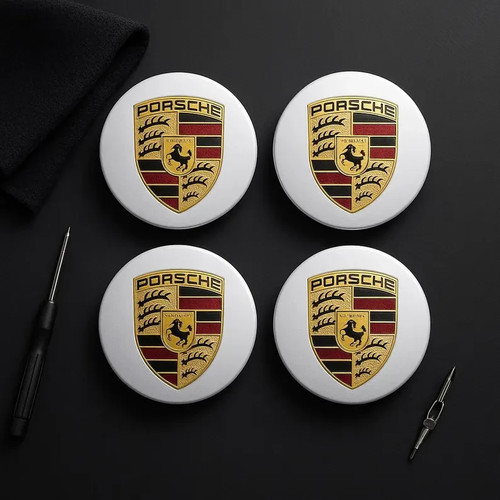 76mm porsche wheel - porsche, caps
