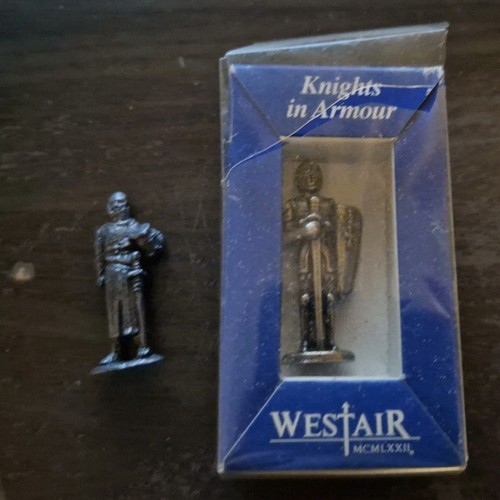 Pewter knight statues - knight,