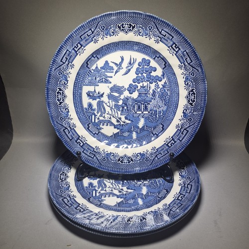 Royal wessex blue willow - 3x,