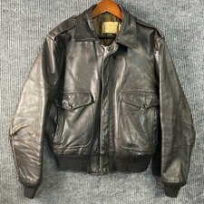 Vintage Leather Flight Jacket