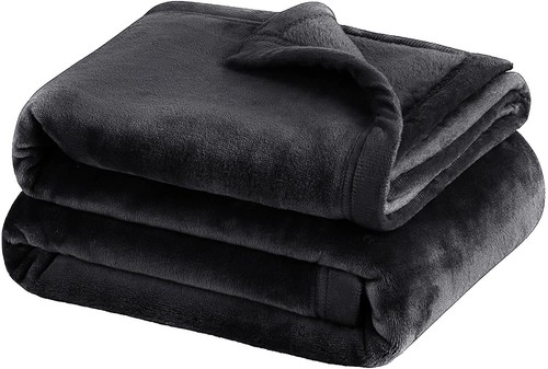 Thick fleece blanket - fleece, large