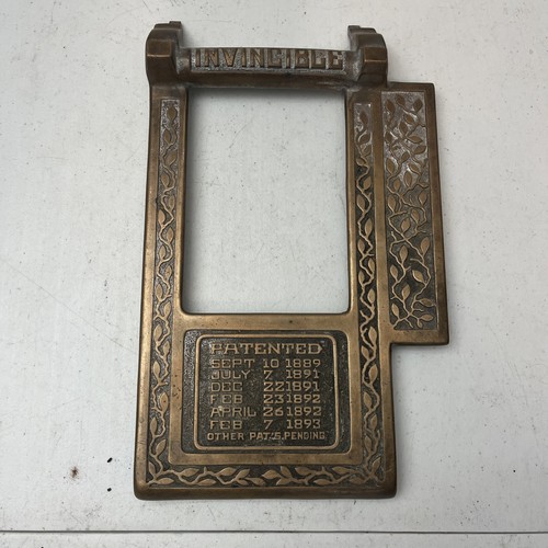 Invincible vault lock box door