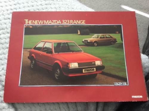 Mazda 323 range brochure dated - mazda,