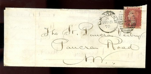 Penny red plates on - gb,