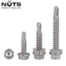 HEX HEAD SELF DRILLING HEXAGON SCREWS SELF TAPPING BUZZ SCREW No. 6 8 10 12 14