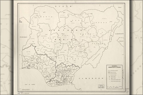 Poster many sizes cia map - many, sizes;