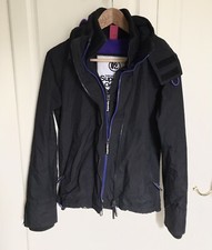 Original  SUPERDRY Windcheater Japan Hooded Side Pockets Jacket S Chest 30”/32”