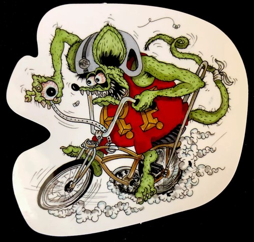 Rat fink sticker old - rat, “old