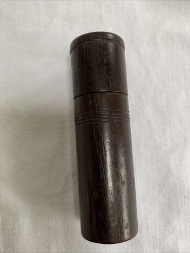 Vintage wooden needle case - wooden,