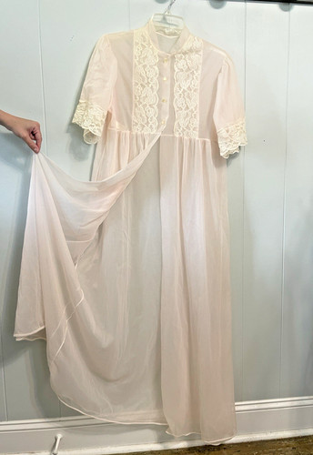 Vtg sheer nylon - nylon, peignoir