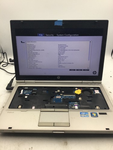 Elitebook 2560p boots to - -,
