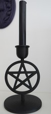 Gothic Pentagram candle holder