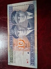 2001 Lithuania 10-Litu Banknote Circulated Condition