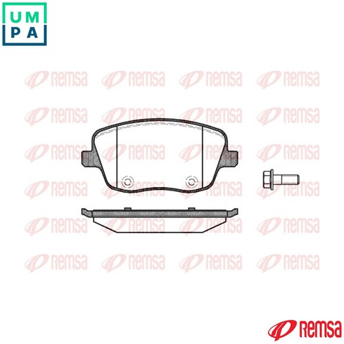 Brake pad set - brake,