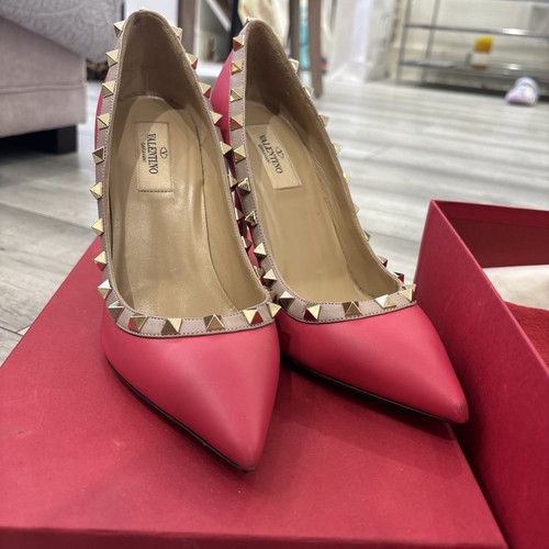 Ladies pink valentino shoes 5 - pink,