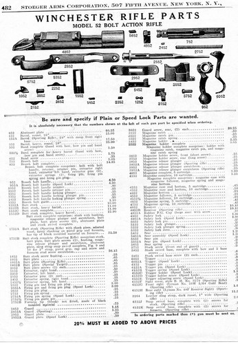 1946 print winchester - ad, of