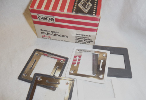 Slide mounts double glass - , gepe