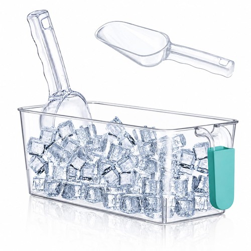 Ice bin and flexible scoop - ice,