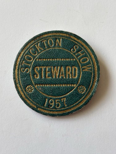1957 stockton show steward - stockton,