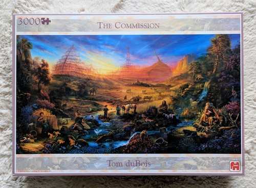 Jumbo 3000 piece jigsaw puzzle - piece,