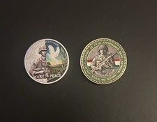 Token Set Of 2 Iron Military