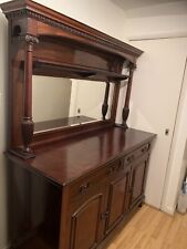 Antique 20th. Century Mahogany Mirror Sideboard Maple & Co.