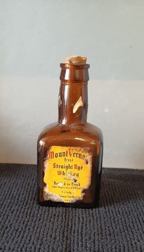 1951 mount vernon rye whiskey - mount,