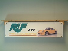 RUF Yellowbird Banner ctr Race Car Porsche 911 Carrera Wall Display