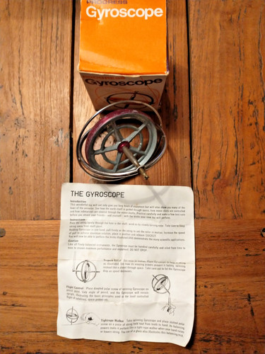 Vintage progress gyroscope top - vintage,